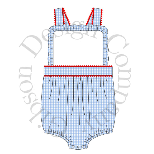 Red, White, and Blue Ruffle Bubble - Preorder Closes February 21