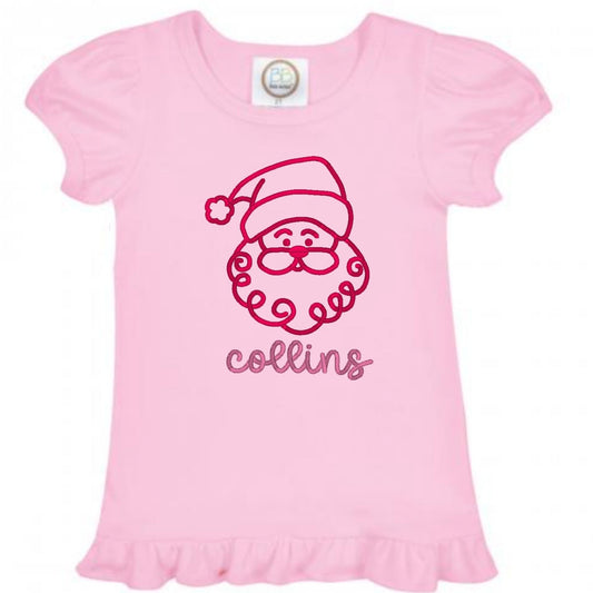 Santa Ruffle Sleeve T-Shirt