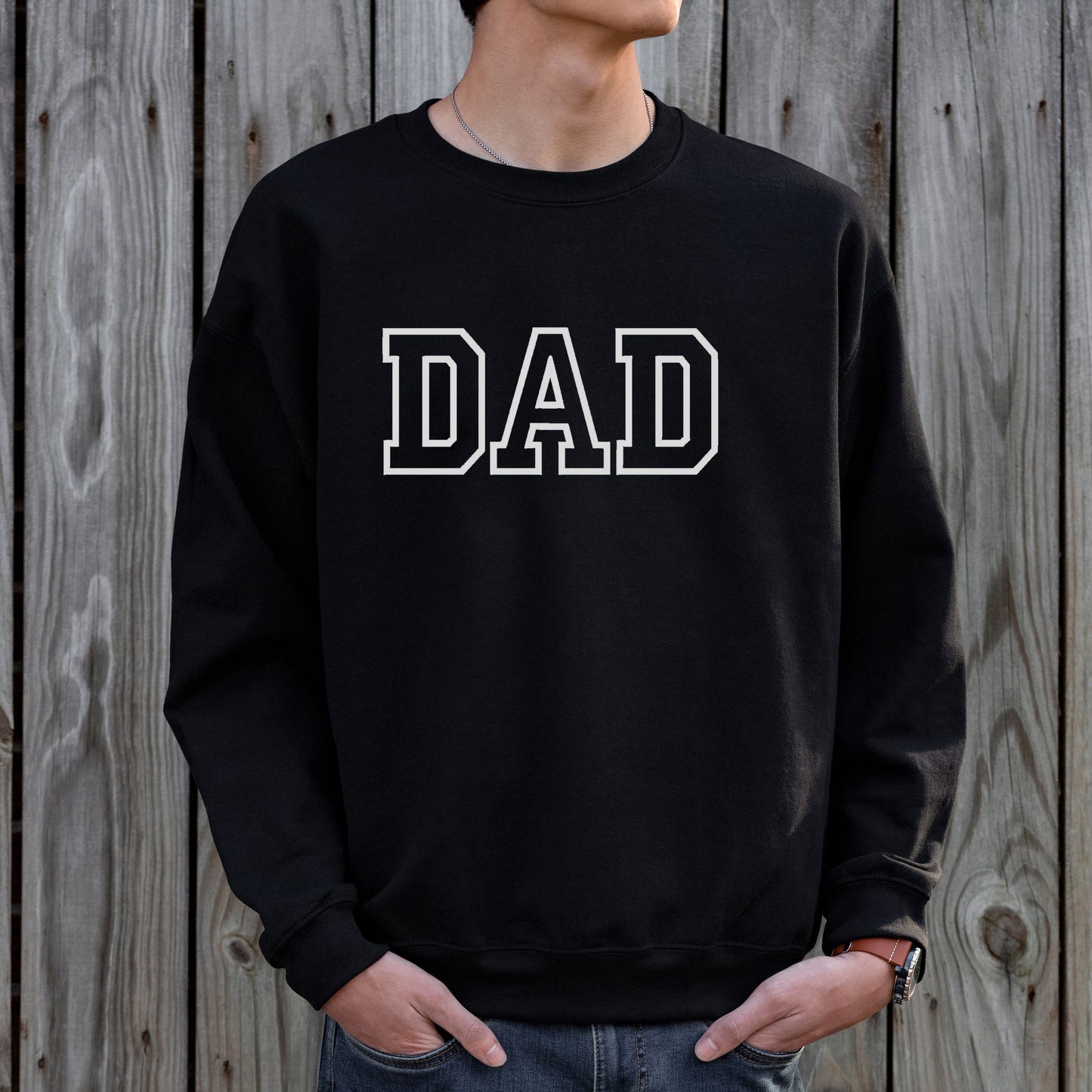 Dad Block Letter Sweatshirt