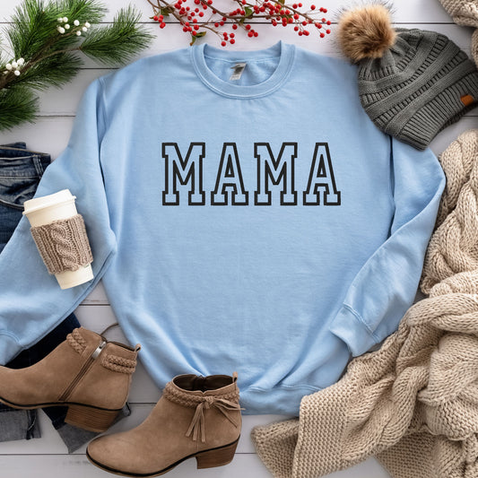 Mama Block Letter Sweatshirt
