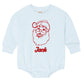 Vintage Santa Sweatshirt Bubble Romper
