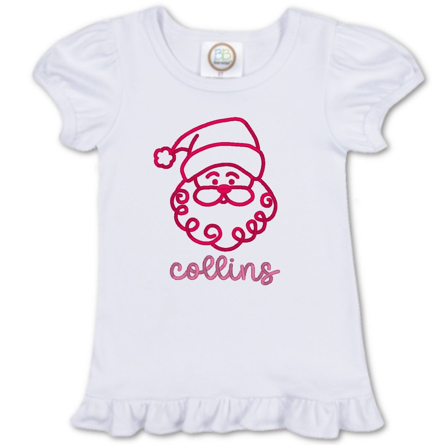 Santa Ruffle Sleeve T-Shirt