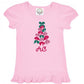 Bow Christmas Tree Ruffle Sleeve T-Shirt