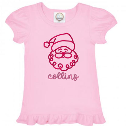 Santa Ruffle Sleeve T-Shirt