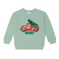 Truck with Christmas Tree Toddler Sweatshirt