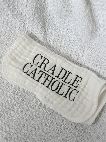Cradle Catholic Burp Cloth