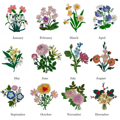 Birth Flower Ornament