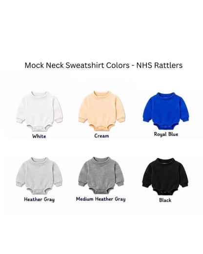 Rattler Mock Neck Sweatshirt Bubble (Preorder Closes July 6 at Noon)