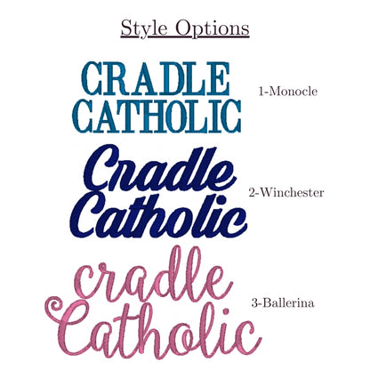 Cradle Catholic Burp Cloth