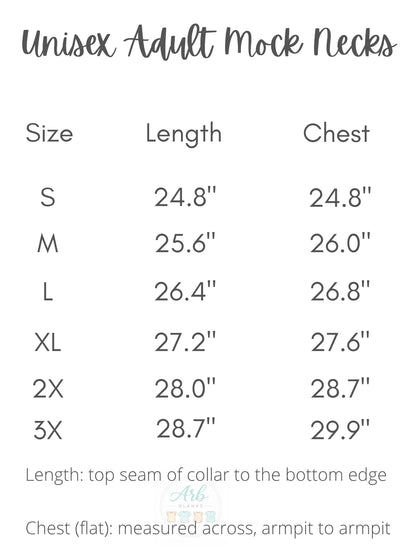 Mock Neck Sweatshirt - Adult (Preorder Closes July 6 at Noon)