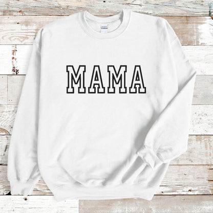 Mama Block Letter Sweatshirt