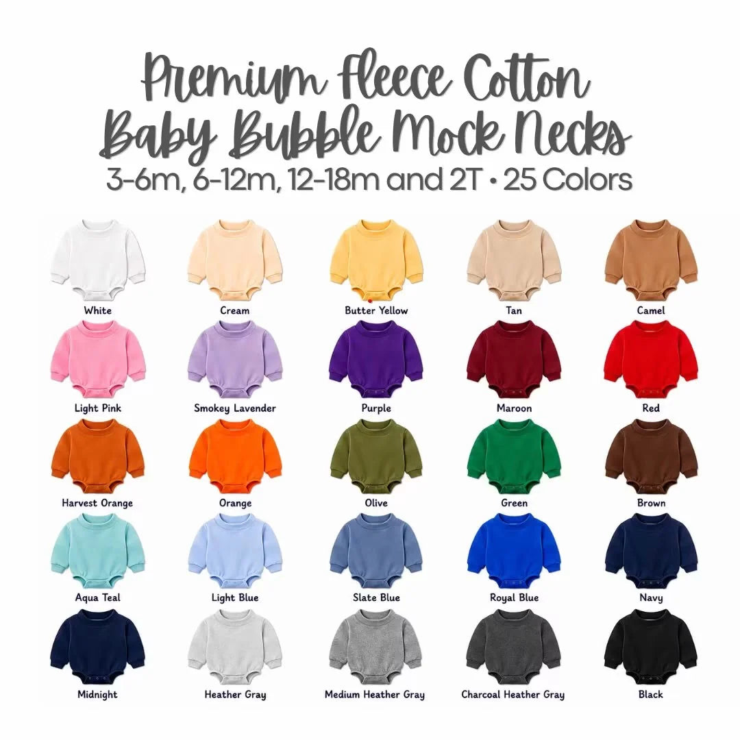 Mock Neck Sweatshirt Bubble (Preorder Closes July 6 at Noon)