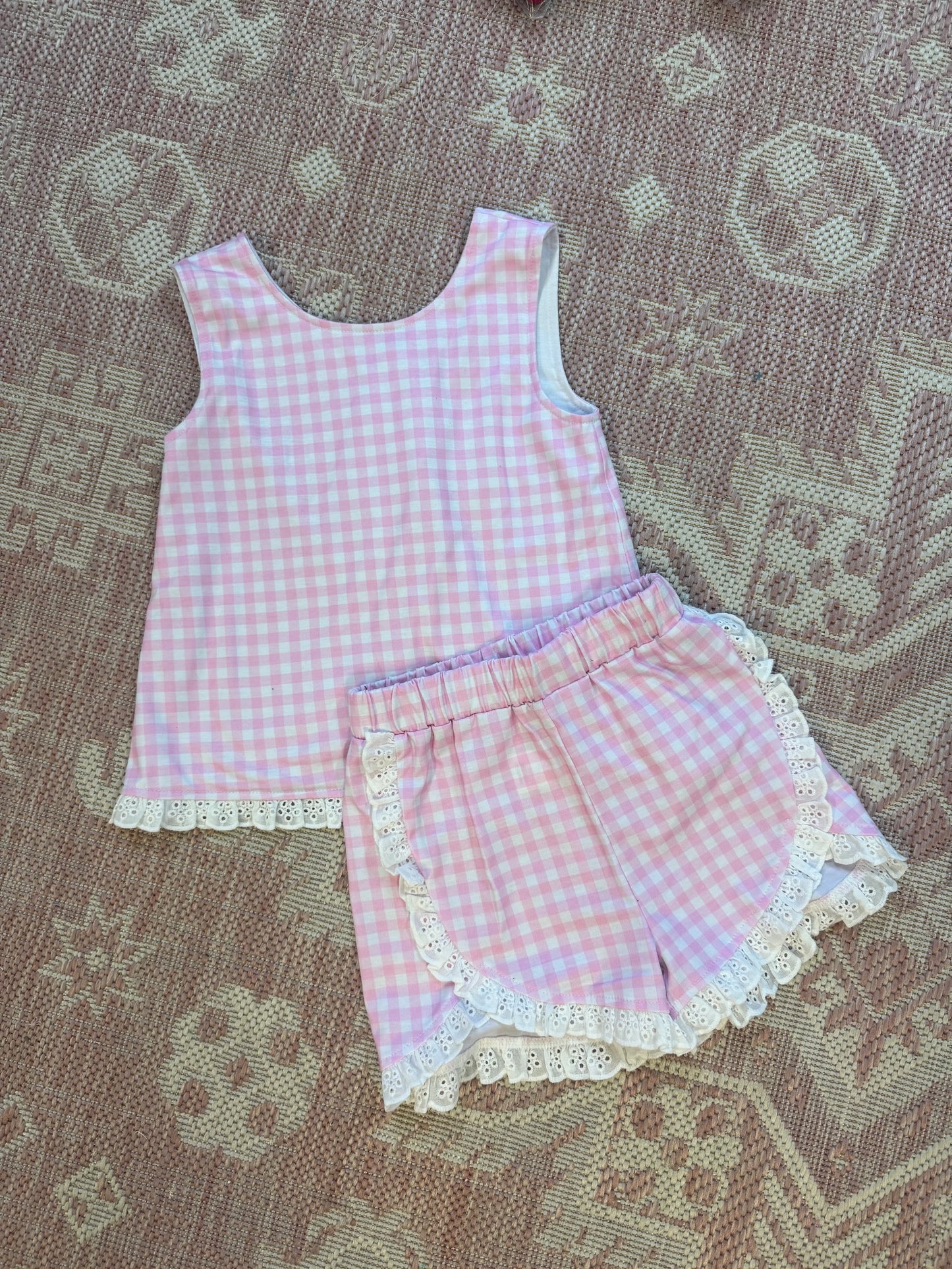 PO: Pink Gingham Short Sets - Closes June 19 at 11:59PM