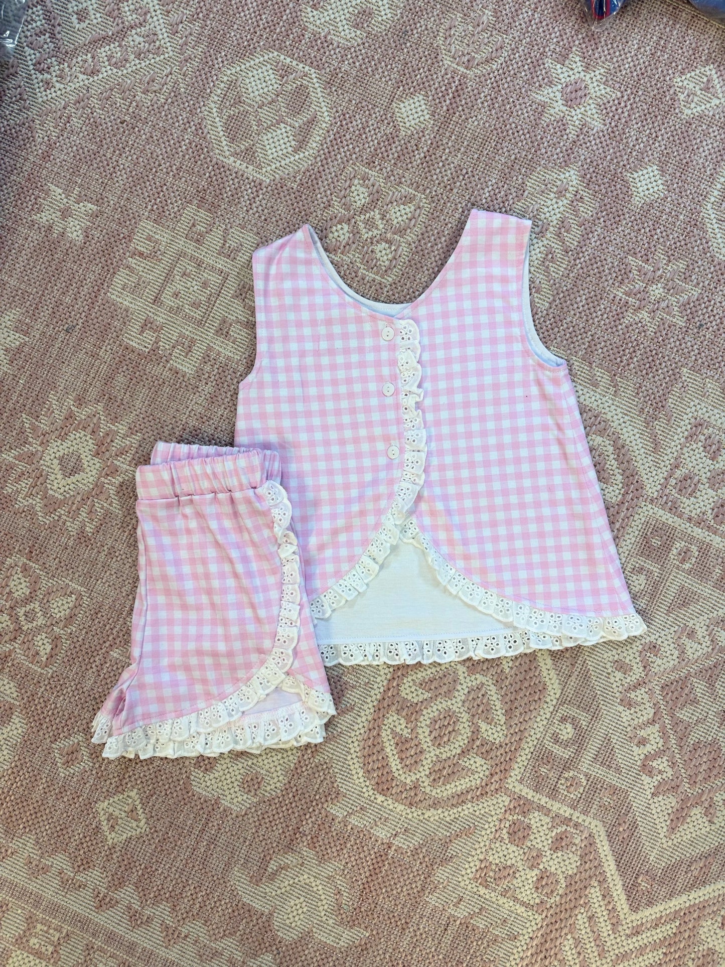PO: Pink Gingham Short Sets - Closes June 19 at 11:59PM